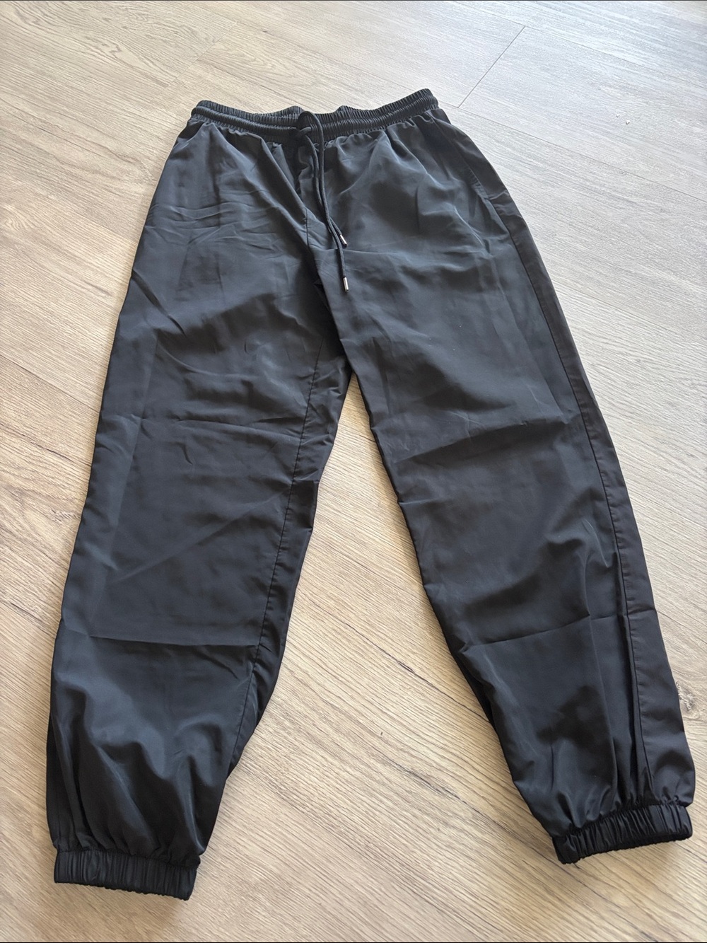 Forever 21 Black Track Pants with Side Panels